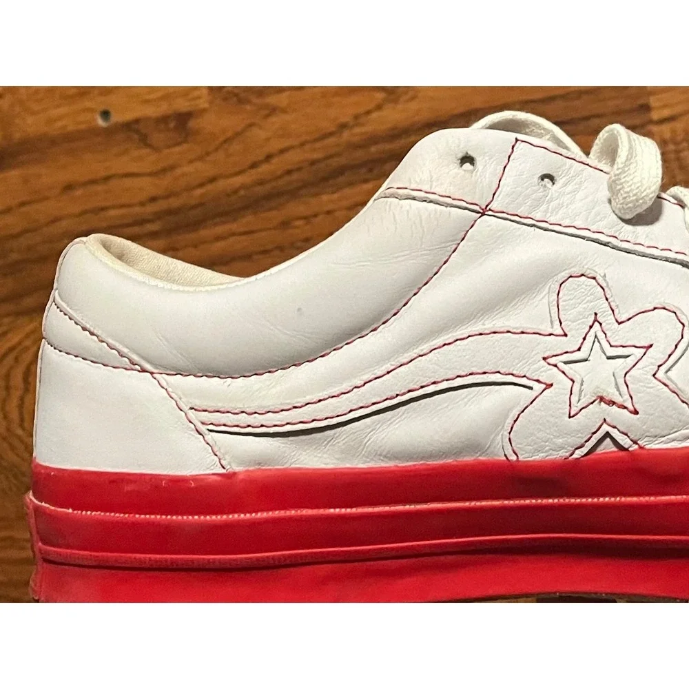 Converse One Star Golf Le Fleur Tyler The Creator White Red Mens 11 - Picture 8 of 8